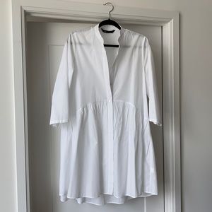 ZARA White Shirt Dress